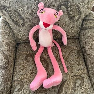 MGM Miniso 22 inch 2017 Pink Panther Plush Stuffed Animal Has All Tags